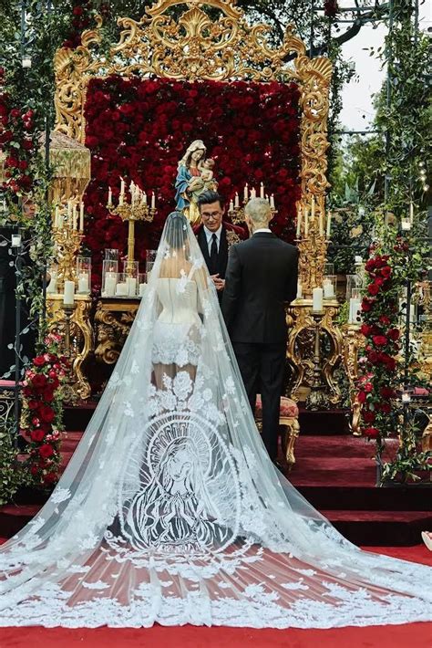 dolce gabbana kardashian wedding|Kourtney Kardashian Wears a Corseted Dolce.